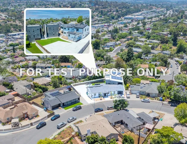 Demo/Test Data 6283 Lorca Drive, San Diego, CA 92115