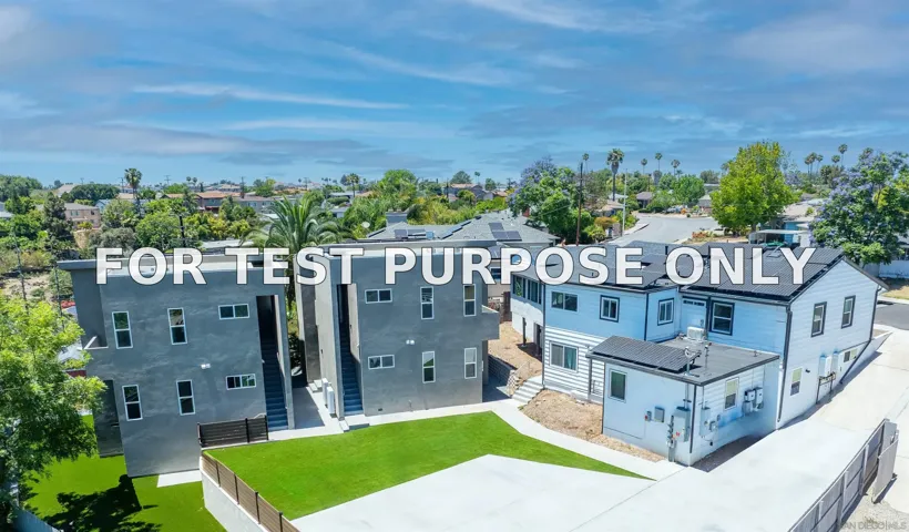 Demo/Test Data 6283 Lorca Drive, San Diego, CA 92115