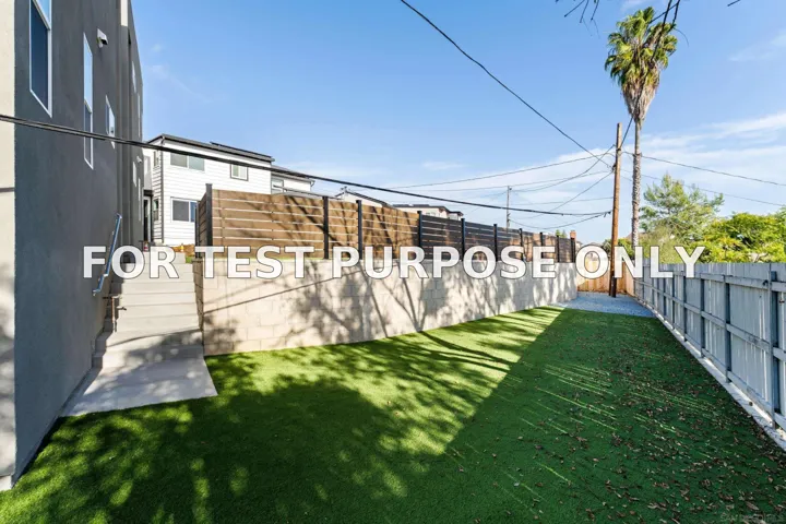 Demo/Test Data 6283 Lorca Drive, San Diego, CA 92115