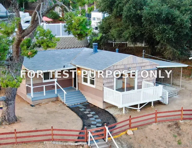 Demo/Test Data 965 Harbison Canyon Rd, El Cajon, CA 92019