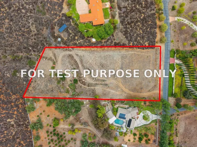 Demo/Test Data 0 Priscilla Dr Unit 0, Jamul, CA 91935