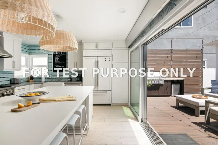 Demo/Test Data 805 Brighton Court, San Diego, CA 92109
