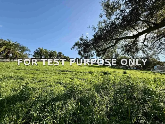 Demo/Test Data 1851 E Mission, Fallbrook, CA 92028