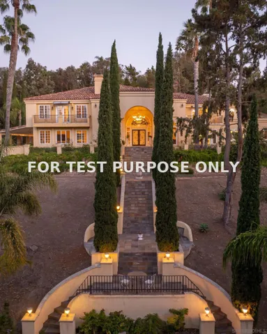 Demo/Test Data 459 Flores De Oro, Rancho Santa Fe, CA 92067