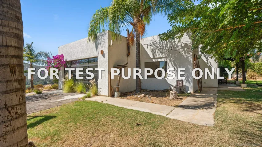 Demo/Test Data 18629 Quail Trail Dr, Jacumbo, CA 91935