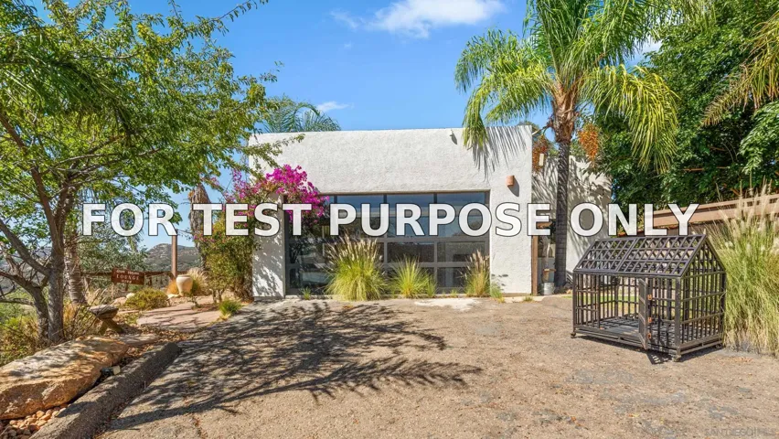 Demo/Test Data 18629 Quail Trail Dr, Jacumbo, CA 91935