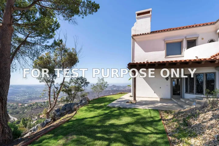 Demo/Test Data 4029 Alta Loma Dr, Jamul, CA 91935