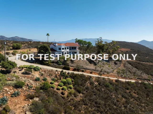 Demo/Test Data 4029 Alta Loma Dr, Jamul, CA 91935