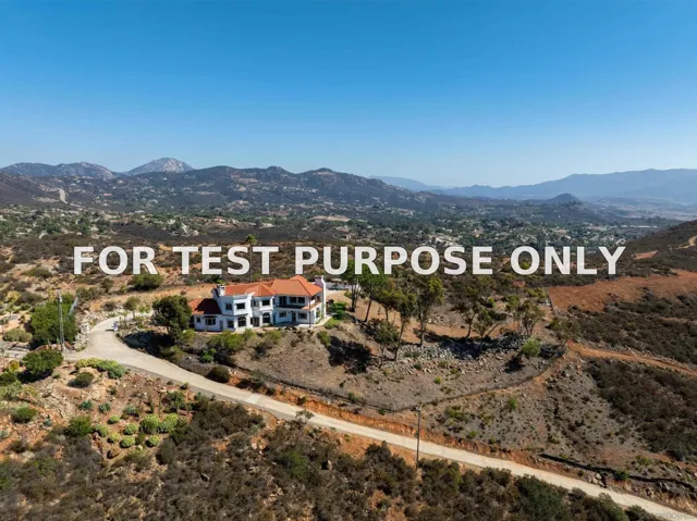 Demo/Test Data 4029 Alta Loma Dr, Jamul, CA 91935