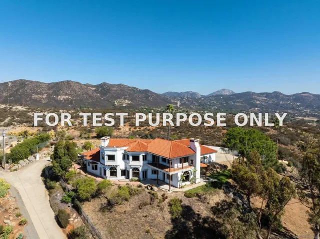 Demo/Test Data 4029 Alta Loma Dr, Jamul, CA 91935
