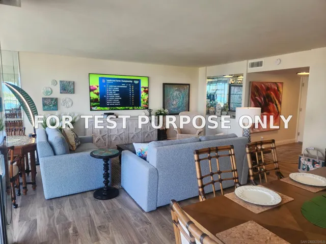Demo/Test Data 1730 Avenida Del Mundo Unit 402, Coronado, CA 92118