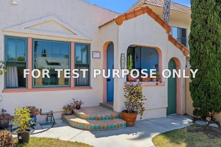 Demo/Test Data 4621 Alabama, San Diego, CA 92116
