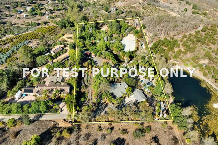 Demo/Test Data 30015 Ridge Creek Rd, Valley Center, CA 92082