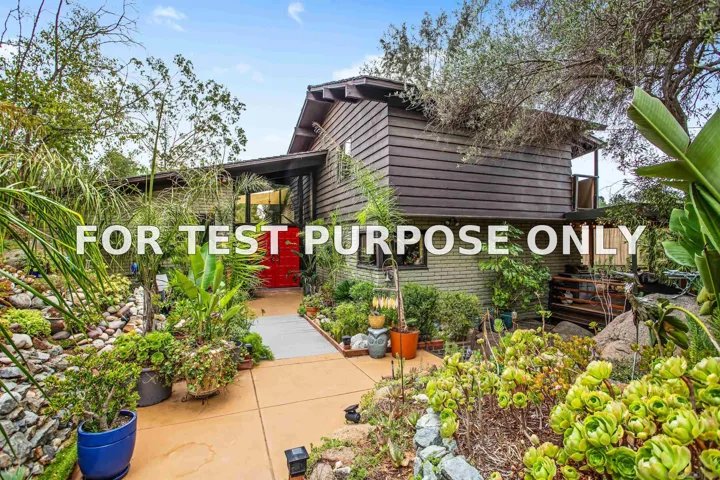 Demo/Test Data 2368 Palo Danzante, Alpine, CA 91901