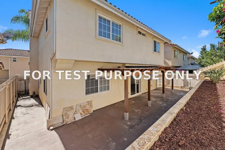 Demo/Test Data 62 Country Club Cir., Chula Vista, CA 91911