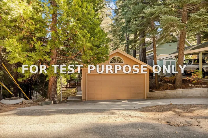 Demo/Test Data 26582 Lake Forest Drive, Twin Peaks, CA 92391