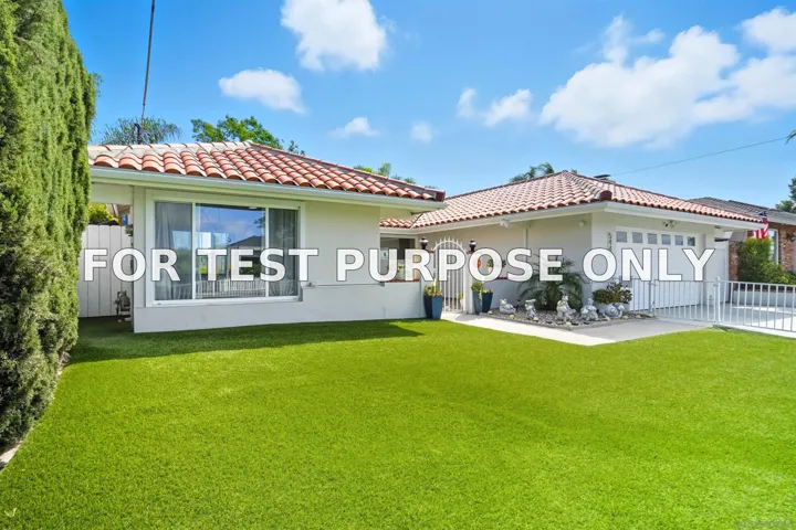 Demo/Test Data 5449 Chaparajos Ct, San Diego, CA 92120