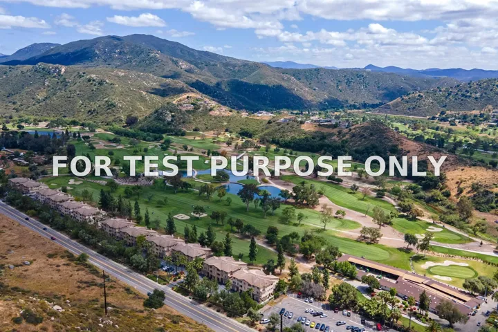 Demo/Test Data 3177 Dehesa Road 14, El Cajon, CA 92019