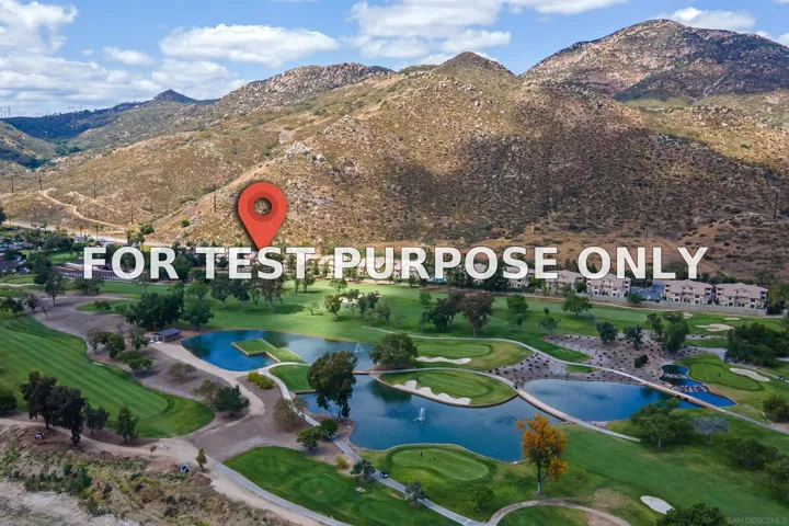 Demo/Test Data 3177 Dehesa Road 14, El Cajon, CA 92019