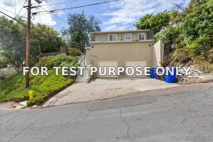 Demo/Test Data 3318-20 Union Street, San Diego, CA 92103