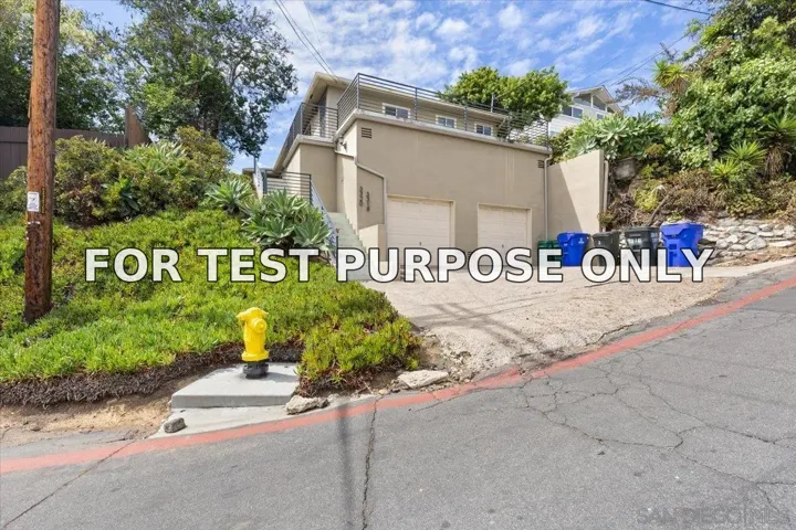 Demo/Test Data 3318-20 Union Street, San Diego, CA 92103