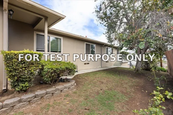 Demo/Test Data 3318-20 Union Street, San Diego, CA 92103