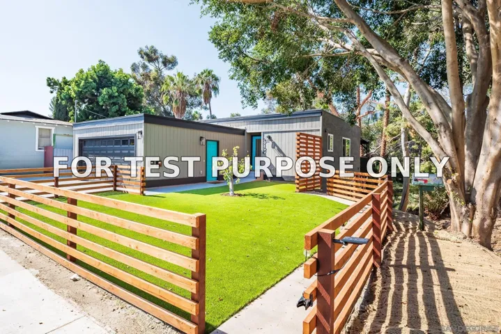 Demo/Test Data 3124-26 32nd, San Diego, CA 92104