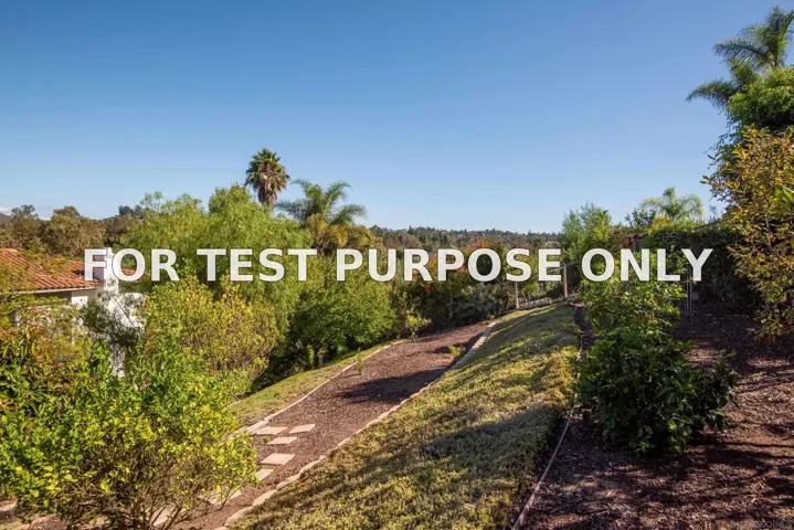Demo/Test Data 2815 Santa Fe Vista Ct, Encinitas, CA 92024
