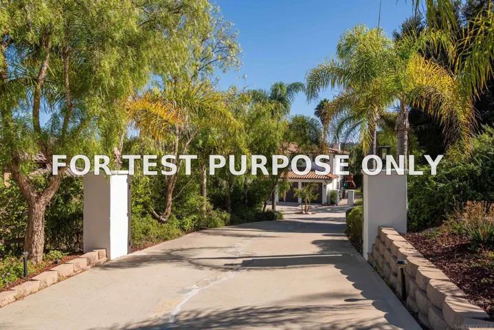Demo/Test Data 2815 Santa Fe Vista Ct, Encinitas, CA 92024