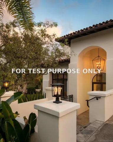 Demo/Test Data 2815 Santa Fe Vista Ct, Encinitas, CA 92024