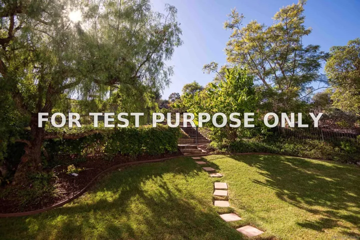 Demo/Test Data 2815 Santa Fe Vista Ct, Encinitas, CA 92024