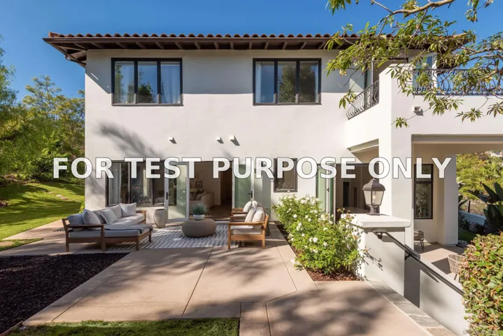 Demo/Test Data 2815 Santa Fe Vista Ct, Encinitas, CA 92024