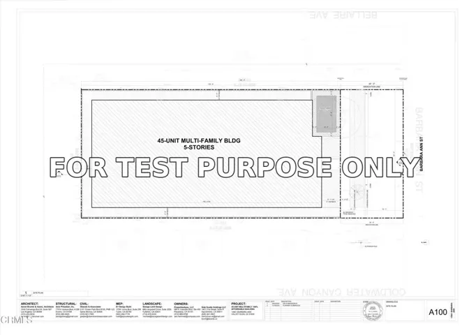 Demo/Test Data 12801 Barbara Ann Street, North Hollywood, CA 91605