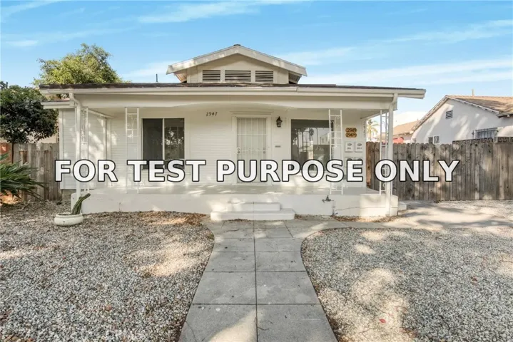 Demo/Test Data 2947 West Boulevard, Los Angeles, CA 90016