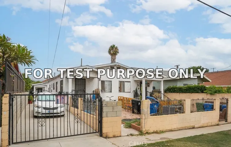 Demo/Test Data 2719 Folsom, Los Angeles, CA 90033