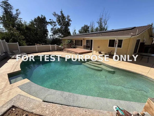 Demo/Test Data 10955-10957 Valle Vista Road, Lakeside, CA 92040