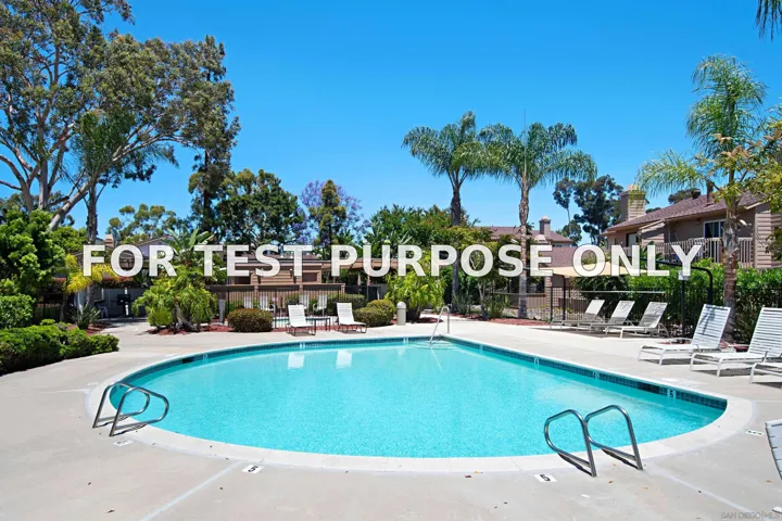 Demo/Test Data 9917 Aviary Drive, San Diego, CA 92131