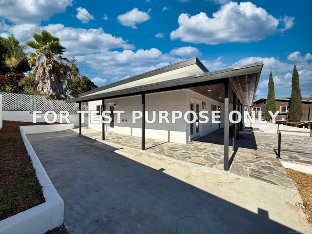 Demo/Test Data 2108 El Prado Ave, Lemon Grove, CA 91945