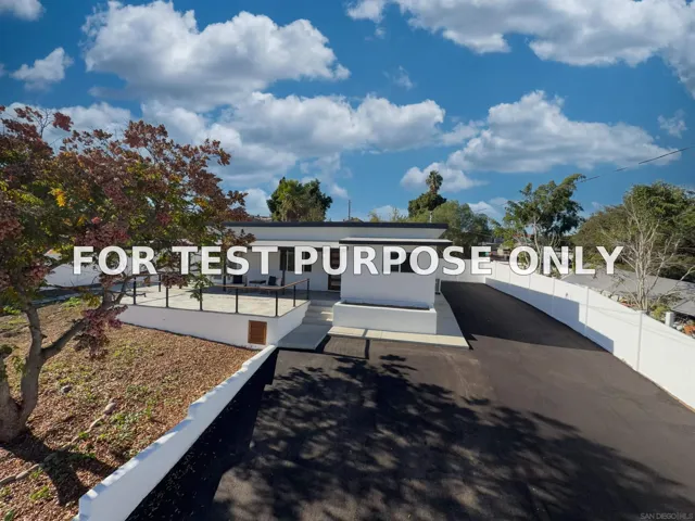 Demo/Test Data 2108 El Prado Ave, Lemon Grove, CA 91945