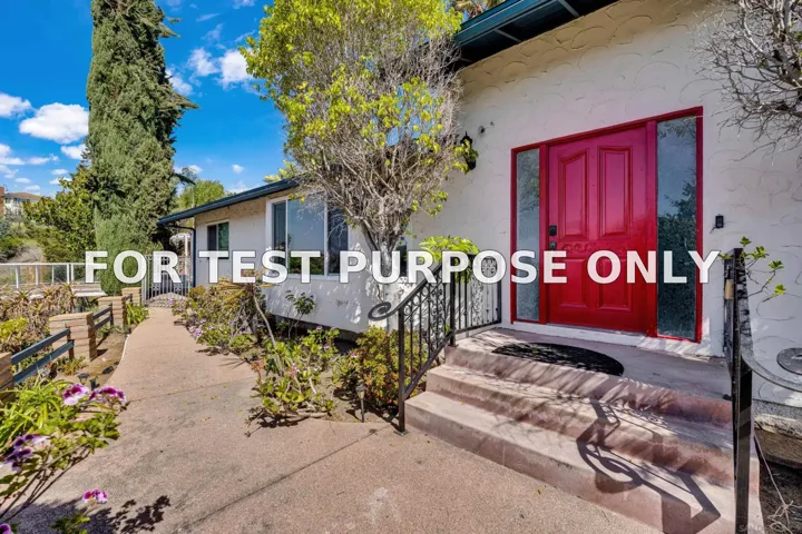 Demo/Test Data 12673 Jackson Hill Dr, El Cajon, CA 92021