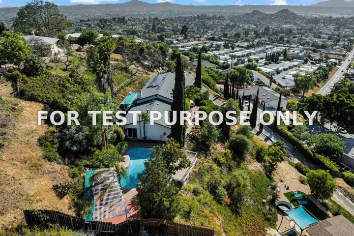 Demo/Test Data 12673 Jackson Hill Dr, El Cajon, CA 92021