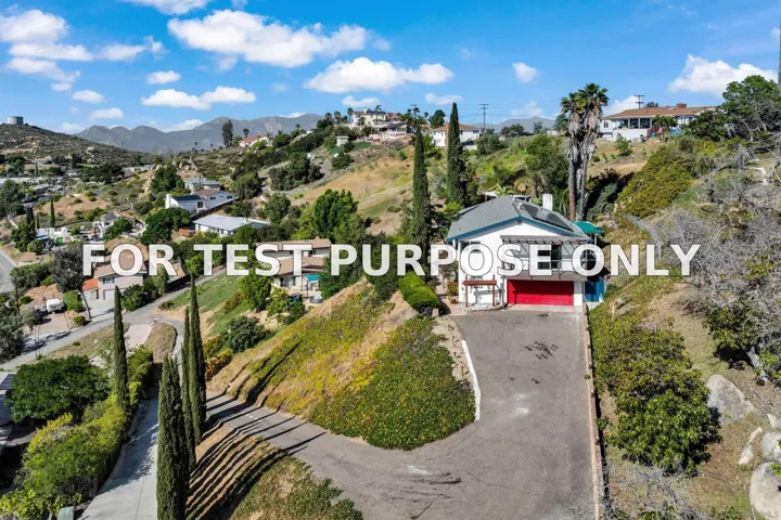 Demo/Test Data 12673 Jackson Hill Dr, El Cajon, CA 92021