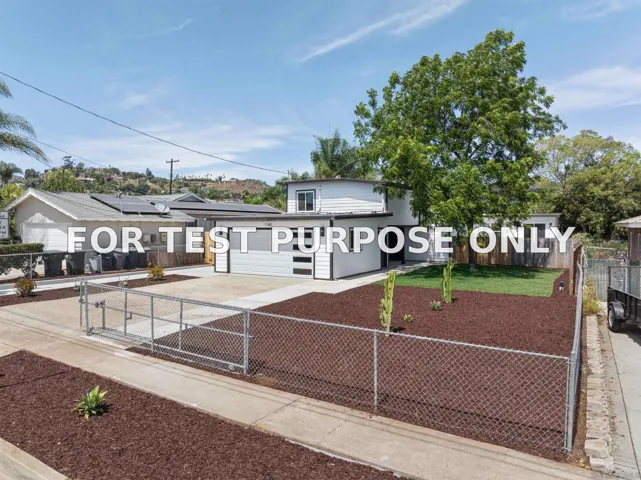 Demo/Test Data 1160 Erica St, Escondido, CA 92027