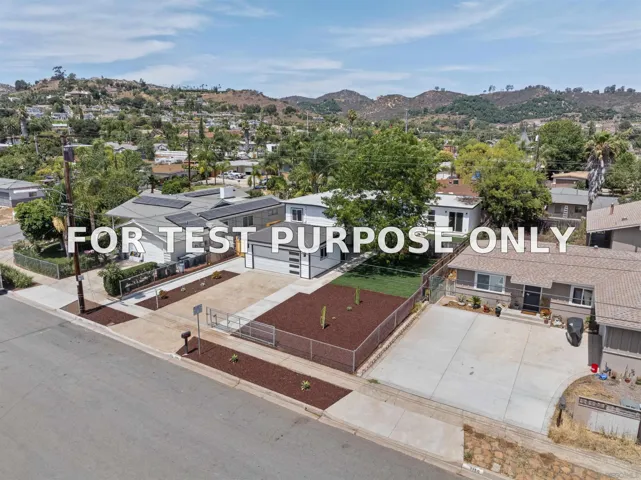 Demo/Test Data 1160 Erica St, Escondido, CA 92027