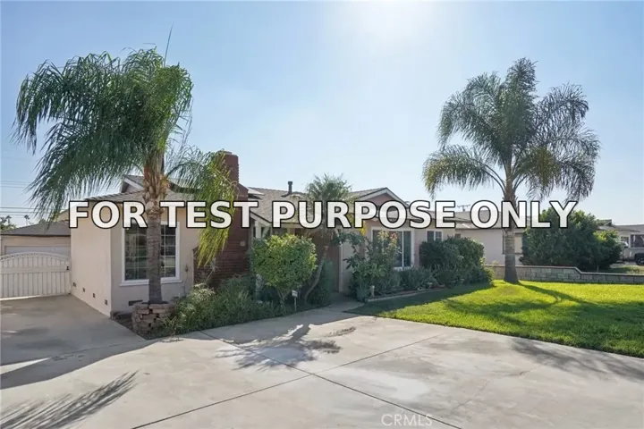 Demo/Test Data 945 W Bonnie Brae, Ontario, CA 91762
