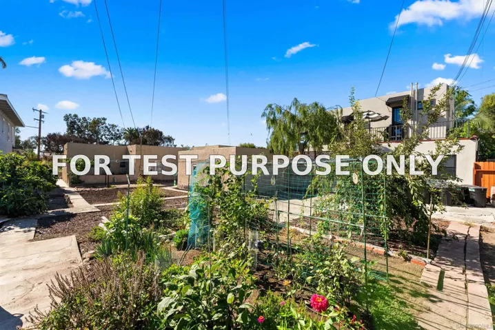 Demo/Test Data 4655-4663 Campus Ave Unit 9, 11&12, San Diego, CA 92116
