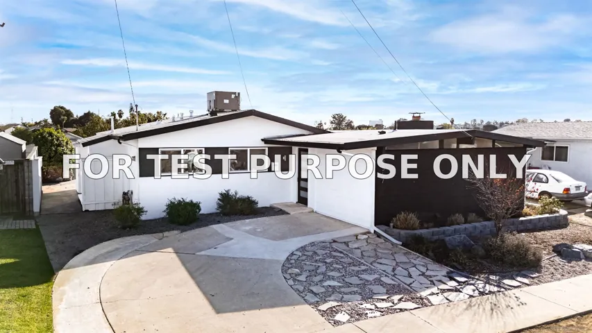 Demo/Test Data 3567 Mount Everest Blvd, San Diego, CA 92111