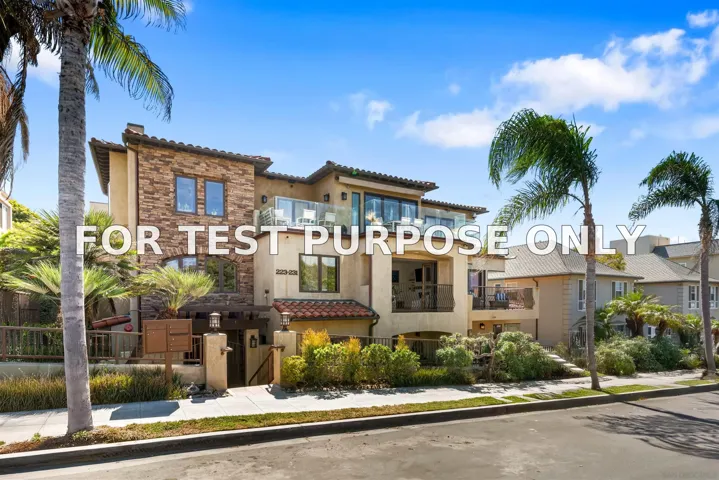 Demo/Test Data 229 Bonair Street, La Jolla, CA 92037