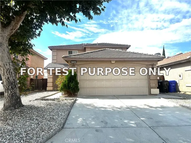 Demo/Test Data 14413 Stivers, Victorville, CA 92394