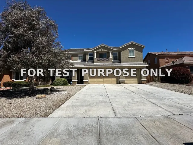Demo/Test Data 14931 Corlita, Victorville, CA 92394